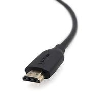 Belkin - Câble HDMI avec prise en charge éthernet, M/M, connecteurs plaqués or - 2M - Noir