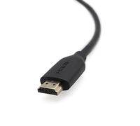 - Câble HDMI avec prise en charge éthernet, M/M, connecteurs plaqués or - 5M - Noir