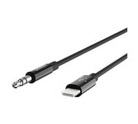 Belkin - Câble Lightning vers jack pour casque - Lightning mâle pour mini-phone stereo 3.5 mm mâle - 1.83 m - noir