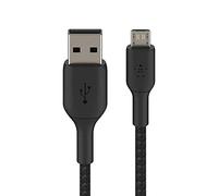 Belkin câble tressé USB-A vers MicroUSB 1m noir