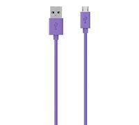 Belkin - Cable micro-USB vers USB pour smartphone/tablette - 2 mètres - Violet
