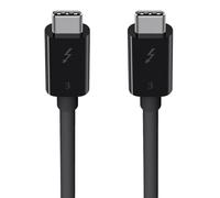 Belkin Câble Thunderbolt 3 USB-C 40Gb/s 100W 0,8m F2CD084bt0.8MBK
