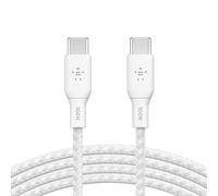Belkin Câble USB-C vers USB-C 100W Tréssé 2m blanc