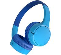Belkin Casque audio sans fil SoundForm Mini pour enfants avec micro intégré (pour apprentissage en ligne, études, voyage, compatible avec l’iPhone, iPad, Kindle, etc., bleu)