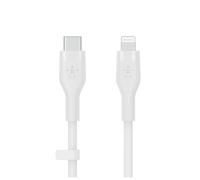 Belkin Cbl Silicone USB-C LTG 3M blc Blanc