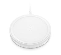 Belkin Chargeur à induction BOOST UP (10 W) - Chargeur sans fil pour iPhone XS, XS Max, XR, X, iPhone 8/8+, Samsung S10, S10+, S10e, Google Pixel 3 et autres (adaptateur secteur CA inclus), Blanc