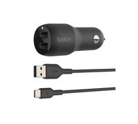 Belkin Chargeur pour voiture BOOST CHARGE Double – USB – 24 Watt