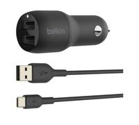 CHARGE USB-A-Kfz-Ladegerät (24 W) + USB-A/USB-C Kabel Neuf dans son emballage d'origine noir