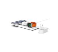 Belkin Boostcharge Pro 3-In-1 - Support De Chargement Magsafe Sans Fil Rapide Pour Smartphone, Écouteurs, Montre Connectée Apple - Blanc