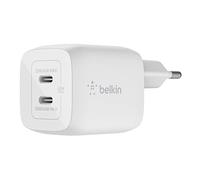 Belkin chargeur secteur double port USB-C 45 W, chargeur rapide Power Delivery 3.0 avec technologie GaN pour iPhone 17, Air, 16, 15, Plus, Pro, Pro Max, iPad, MacBook, Galaxy S25, S24 et autres