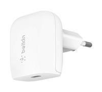 Belkin Chargeur secteur USB-C 20 W (iPhone 14/14 Plus, 14 Pro, 14 Pro Max, 13, 13 mini, 13 Pro/Pro Max, 12, 11, XS, XR, X, SE, 8, Plus, iPad Air 2020, iPad 8e gén, iPad Pro 10,5", 12,9" 2e génération)