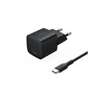 Belkin Chargeur Secteur USB-C (25W, câble USB-C de 60 W et de 1 m, Prise USB pour Smartphone, PD 3.0 avec PPS, pour Apple iPhone 16 Serie, iPad Pro, Samsung Galaxy S25, Nintendo Switch, etc., Noir)