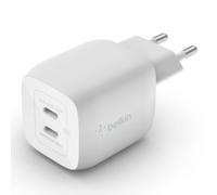Belkin Chargeur secteur double USB-C GaN 45W blanc