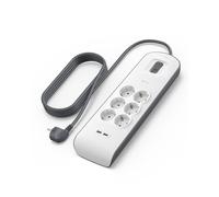 Belkin Ciabatta Multipresa 6 Prese 2 USB Protezione Sovratensioni 2m Bianco