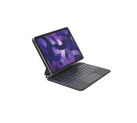 Belkin Clavier Bluetooth Pro avec étui et Support magnétique, Clavier iPad, contrôle Multi-Geste, Fixation du Apple Pencil, QWERTZ, Touches multimédia pour iPad M4 Pro 11"