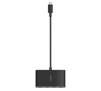 Belkin Connect Hub USB-C – 4x USB-C 3.2 (2e gén.), PD 100 W, 10 Gbit/s – MacBook, iPad