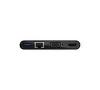 Belkin connect adaptateur multiport - usb-c - vga, hdmi - 1gbe