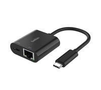 Belkin Adaptateur USB-C vers Ethernet Connect - Gigabit 10/100/1000 Mbits - 100 W - Noir