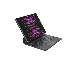 Belkin Connect BBZ003DE-V1 : Coque QWERTY 12.9" pour iPad Pro/Air, batterie 600mAh, fermeture magnétique, fonction marche/veille, 230x285x17.2mm, 740g, noir
