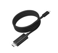Belkin Connect - Câble adaptateur - USB-C mâle pour HDMI mâle - 2 m - noir - passif, support pour 8K60Hz, prise en charge du mode DP Alt