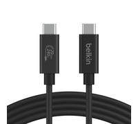 Belkin Câble USB-C INZ004BT2MBK - USB4 20 Gbit/s, 240W, 2 m, 4K60Hz - noir