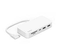 Belkin CONNECT Concentrateur USB-C 6-en-1 multiports + support INC011btWH