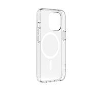 Belkin Coque de protection avec MagSafe pour iPhone 13 Pro, revêtement antimicrobien, matériaux résistants aux UV, aimants intégrés et bords surélevés pour protéger l'appareil photo - Transparent