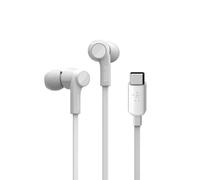 ROCKSTAR - Ecouteurs avec micro - intra-auriculaire - filaire - USB-C - isolation acoustique - blanc