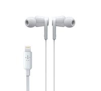 Belkin Écouteurs Rockstar pour iPhone avec Connecteur Lightning (Écouteurs Conçus pour iPhone XS, XS Max, XR, 8/8 Plus etc - Blanc)