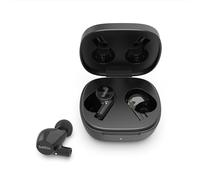 Belkin Écouteurs sans fil, écouteurs SoundForm Rise True Wireless Bluetooth 5.2, certification IPX5 : résistance à la sueur et à l’eau, basses profondes pour iPhone, Galaxy, Pixel et autres - Noir