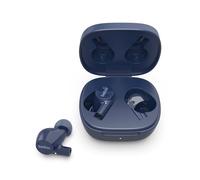 Belkin Écouteurs sans fil, écouteurs SoundForm Rise True Wireless Bluetooth 5.2, certification IPX5 : résistance à la sueur et à l’eau, basses profondes pour iPhone, Galaxy, Pixel et autres - Bleu