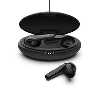 Belkin Écouteurs sans fil SOUNDFORM Move – Bluetooth, tactile, IPX5, basses – Noir