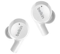 Belkin Écouteurs sans fil SoundForm Rise – intra-auriculaires, Bluetooth, avec micro – blanc