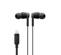 Belkin Écouteurs SoundForm avec connecteur Lightning (écouteurs Lightning pour iPhone 12, 12 Pro, 12 Pro Max, 12 mini, 11, 11 Pro, 11 Pro Max, XS Max, XS, X, SE, 8 Plus, 8, 7 Plus, 7, noir)