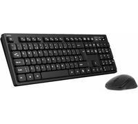 Belkin Ensemble Clavier et Souris sans Fil avec dongle USB-A, AZERTY, Ergonomique, pour la Maison ou Bureau, Compatible avec Les Ordinateurs Portables ou Ordinateurs de Bureau Windows, Piles incluses