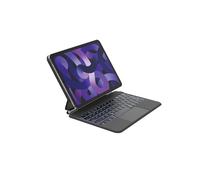 Belkin Étui clavier iPad Pro avec support magnétique, clavier Bluetooth rétroéclairé, commandes multi-gestes, stockage magnétique pour Apple Pencil, QWERTY, touches multimédias pour
