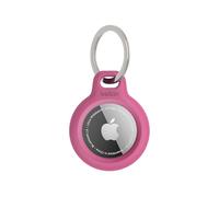 Belkin Étui pour Apple AirTag avec Attache en Métal, Porte Clés, Protection Durable, Anti-rayure, Ouverture Facile et Rebords Surélevés, Idéal pour Chiens et Animaux de Compagnie, Bagages, etc., Rose