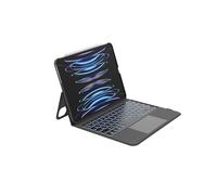Belkin Everyday Coque Clavier iPad avec support, clavier Bluetooth rétroéclairé, gestes trackpad, support Apple Pencil, AZERTY, touches multimédia, pour iPad Air 11” M2/M3, 10.9”, Pro 11”