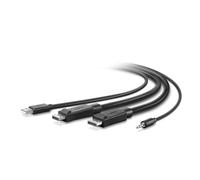 Belkin F1D9020B10 câble kvm Noir 3 m