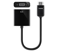 Belkin F2CD058 Adaptateur de câble vidéo HDMI VGA (D-Sub) Noir