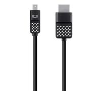 Belkin F2CD080bt06 Mini Display Port to HDMI Cable, 6 feet (1.8 m), 4K (Compatible for Macbook Air, Macbook Pro and Other Mini-DP Enabled Devices) - Black