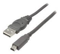 Belkin F3U138-10-TAA câble USB 3,048 m USB A Mini-USB B Noir - Câbles USB (3,048 m, USB A, Mini-USB B, 2.0, Male Connector/Male Connector, Noir)