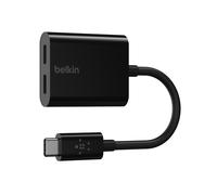 Belkin F7U081BTBLK Chargeur USB-C 60W Noir pour Smartphone - 2 ports USB Type-C - Alimentation Intérieure - Plug & Play - 33x140x10.5mm