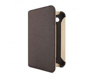 Belkin F8M386cwC01 Folio Housse en simili cuir pour Samsung Galaxy Tab 2 7" Marron