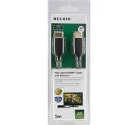 BELKIN HDMI High Speed avec Ethernet Or, 2m