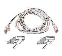 Belkin High Performance - Cordon de raccordement - RJ-45 (M) pour RJ-45 (M) - 2 m - UTP - CAT 6 - moulé, sans crochet - blanc - pour Omniview SMB 1x16, SMB 1x8; OmniView SMB CAT5 KVM Switch