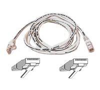 Belkin High Performance - Cordon de raccordement - RJ-45 (M) pour RJ-45 (M) - 2 m - UTP - CAT 6 - moulé, sans crochet - blanc - pour Omniview SMB 1x16, SMB 1x8; OmniView SMB CAT5 KVM Switch