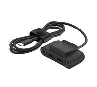 Belkin Hub 4 ports (2 USB-C, 2 USB-A) avec câble de 2 m – Noir