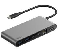 Belkin Station d'accueil CONNECT – USB-C 8-en-1, HDMI 4K à 60 Hz, PD 100W, Ethernet 2,5GbE
