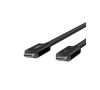 Belkin Câble Thunderbolt 4 (1 m, USB-C vers USB-C, Power Delivery 100 W, certifié USB 4, compatible Thunderbolt 3, MacBook Pro, eCPU, etc., certifié Intel Thunderbolt)